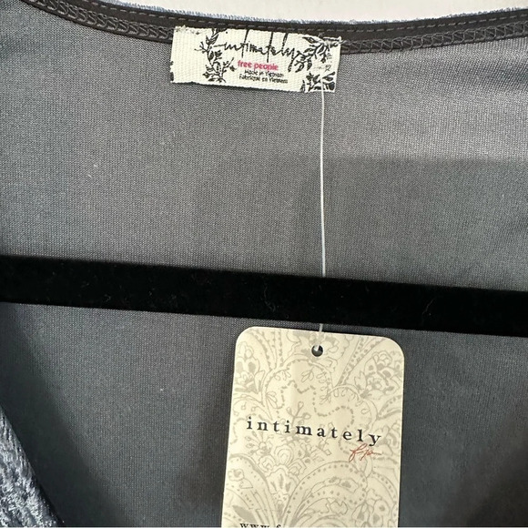 Intimately Free People Sunflower Seed Velvet Puff Sleeve Bodysuit Size XS NWT - Picture 5 of 9